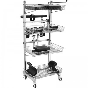 Operating table accessories cart