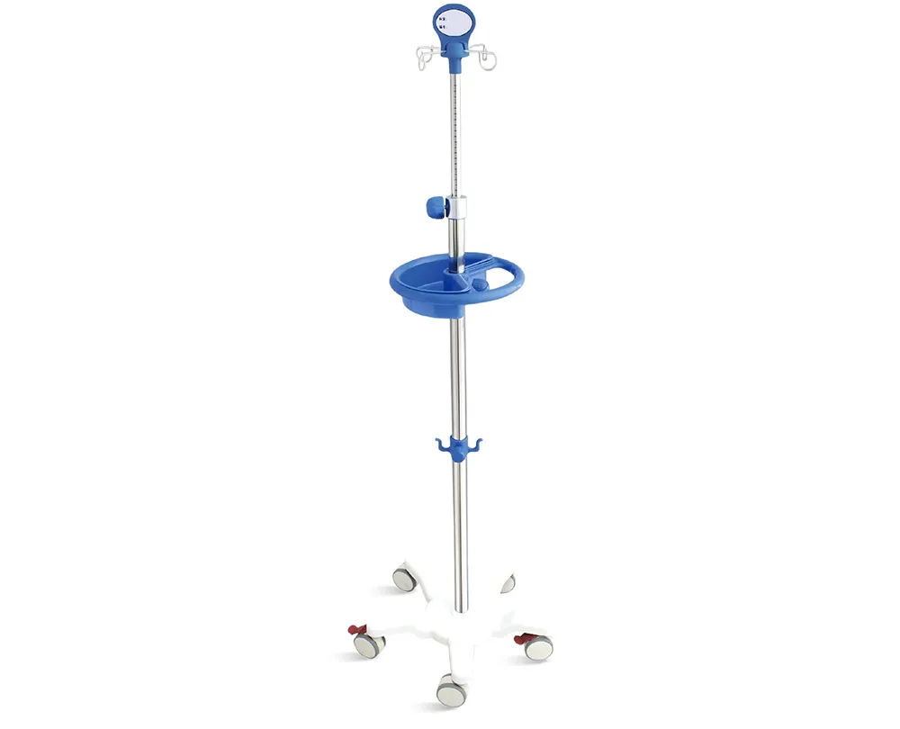 sksurgitech SKH041(19) Operating Room IV Stand with Storage Tray